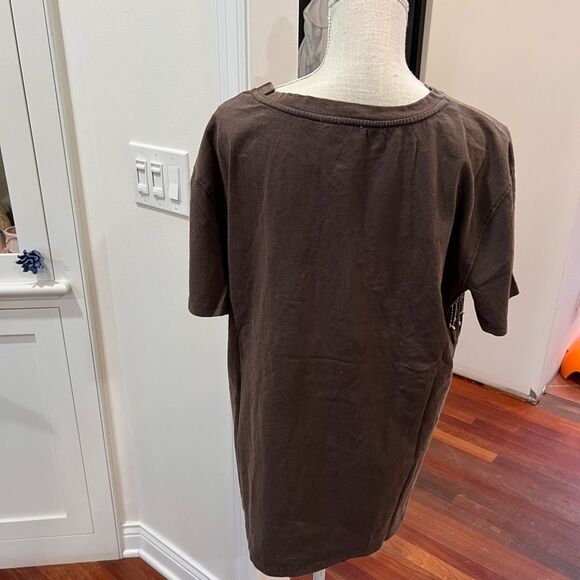 Fantastic Fawn Embellished Brown Women's Top - Picture 4 of 4